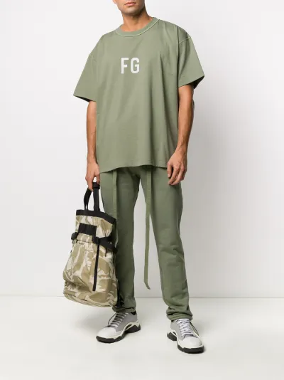 fear of god green t shirt