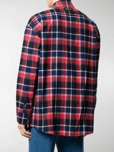 fear of god denim collar flannel