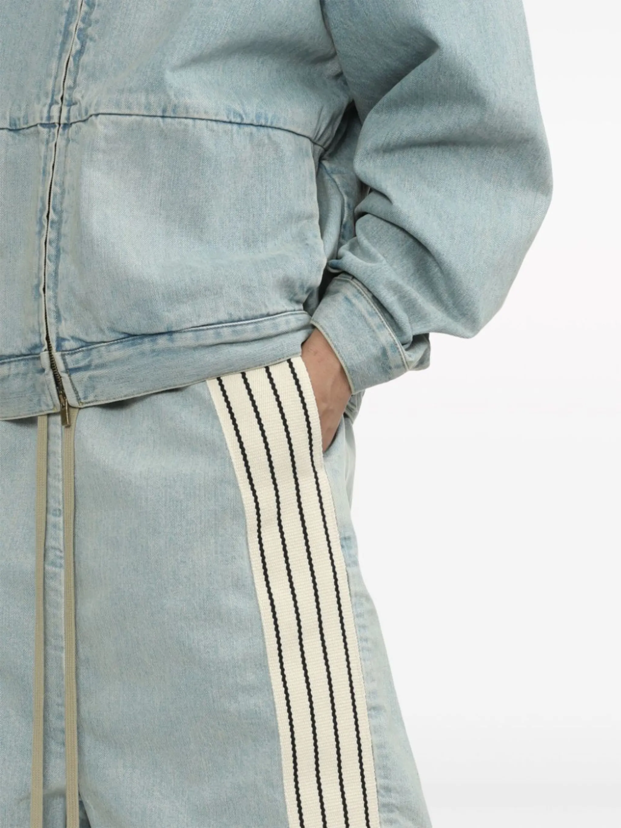 FEAR OF GOD】Denim Stripe Shorts | AYIN