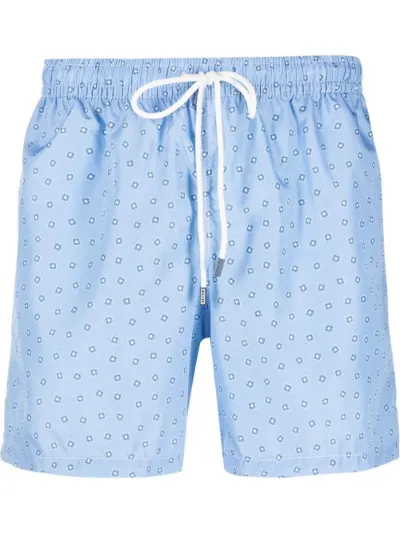 drawstring swim shorts | Fedeli 
