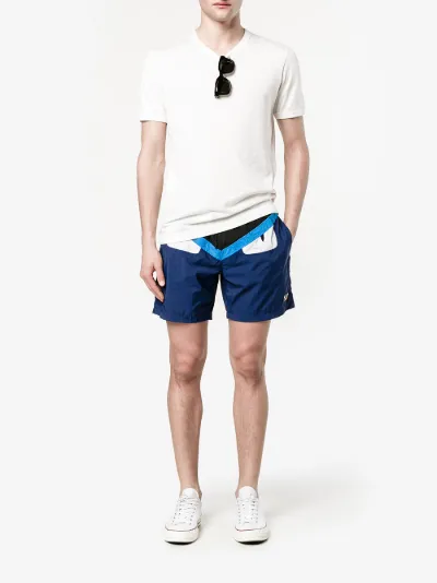 fendi bug shorts