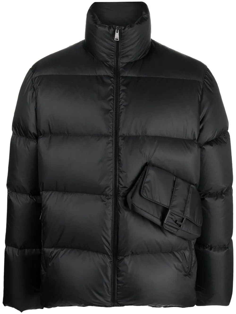 FENDI Baguette pocket quilted coat Eraldo FR