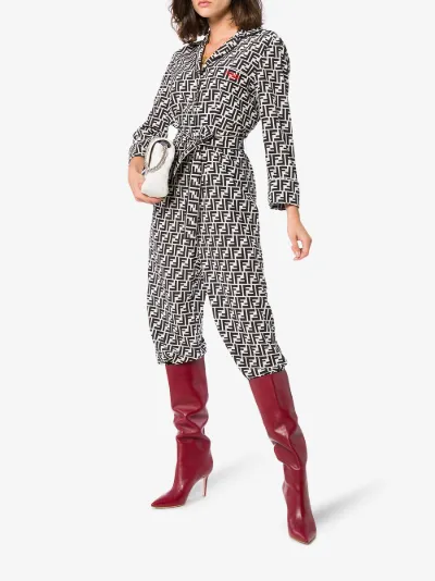 fendi logo jumpsuit