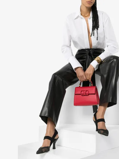 fendi mesh slingback