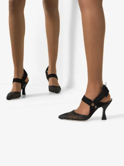 fendi black pumps