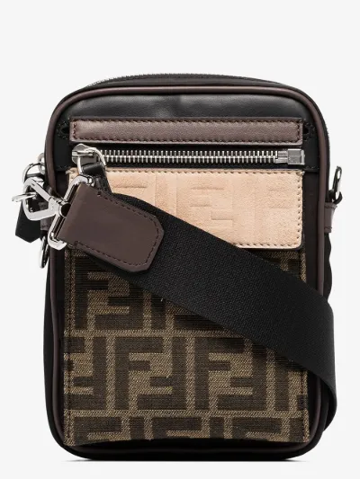 fendi ff logo crossbody bag