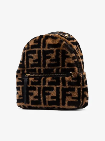 fendi shearling backpack