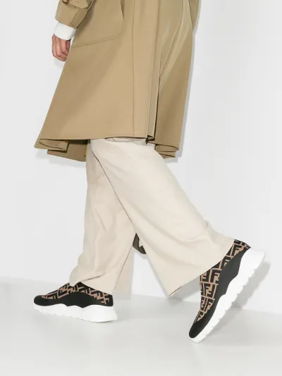 fendi ff sock sneakers