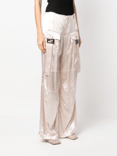 Fendi satin discount cargo pants