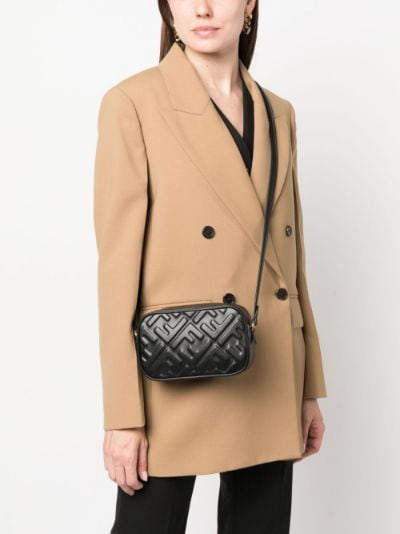 Fendi Brown Leather Crossbody Bag