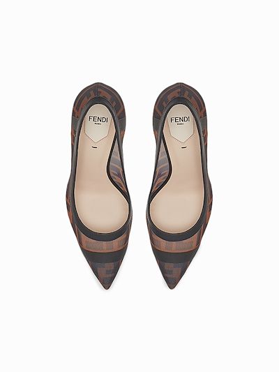 FENDI Colibrì FF motif mesh pumps | Eraldo.com US