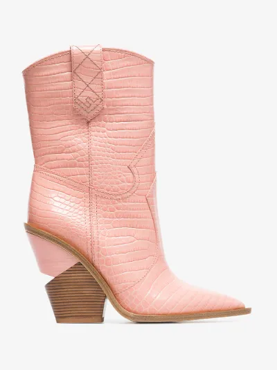 fendi crocodile boots