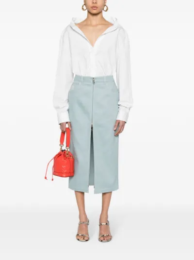 denim midi skirt | FENDI | Eraldo.com DE 