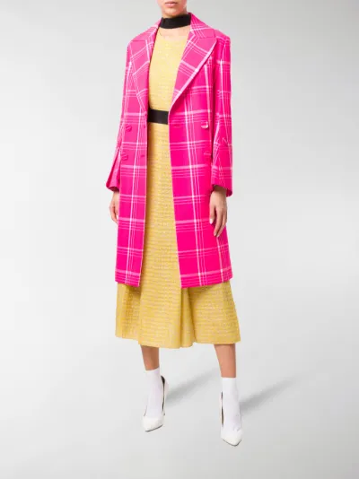 fendi coat pink