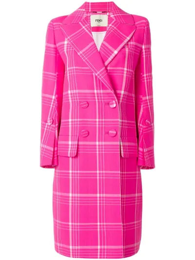 fendi pink coat