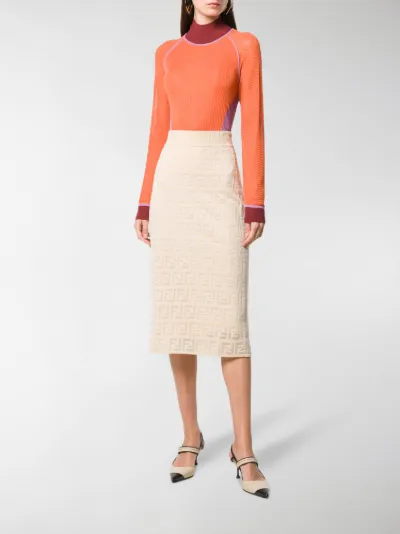 【送料&関税込】Fendi Skirt Fendi Skirt, IT44 - Huntessa Luxury Online Consignment Boutique