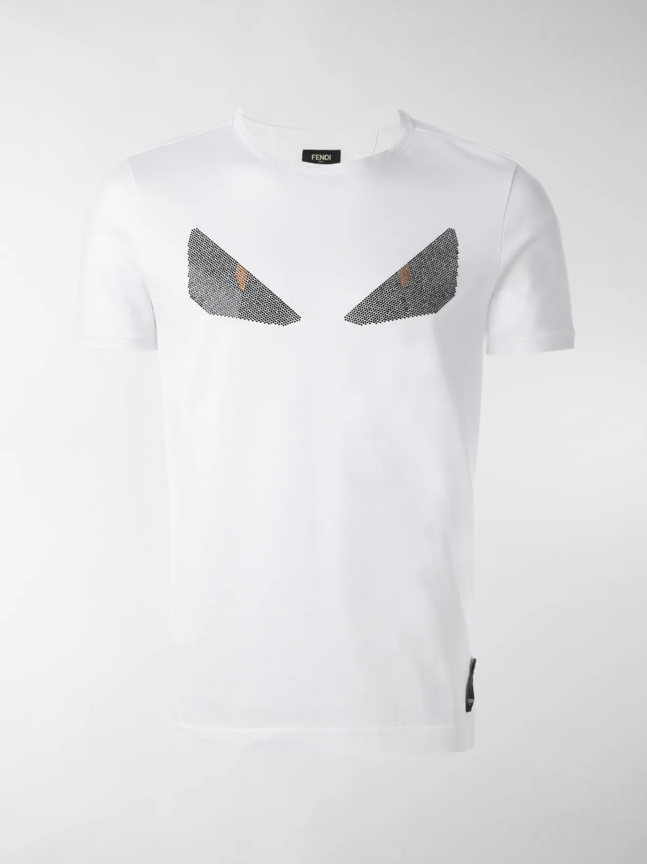 fendi embellished t shirt