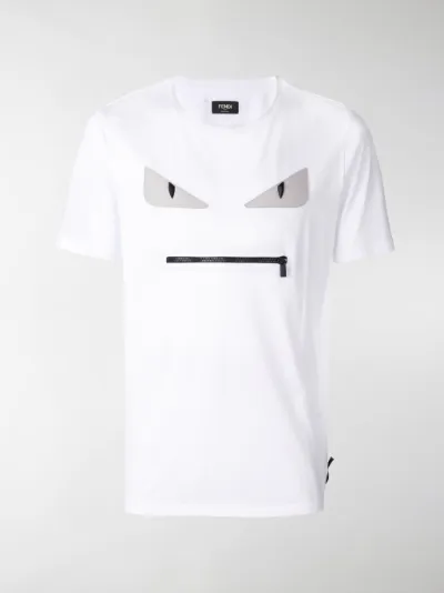 white fendi tee