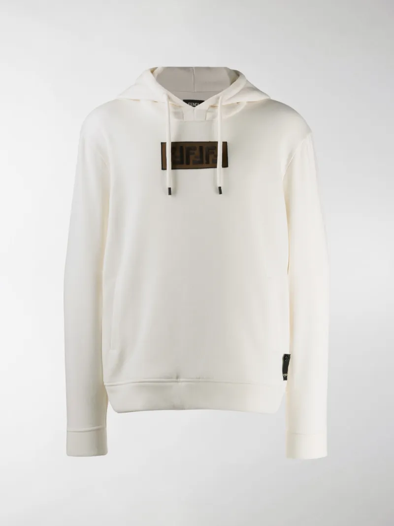 fendi logo hoodie