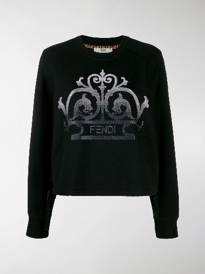 fendi black sweatshirt