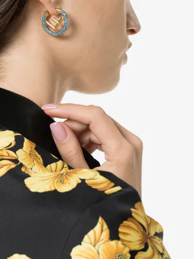 f is for fendi earrings