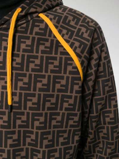 Fendi Felpa con stampa FF marrone | MODES