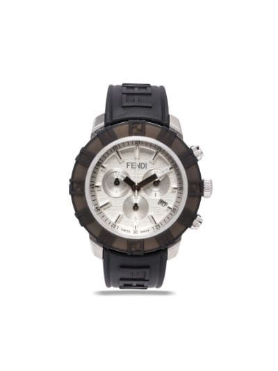 Fendastic 45mm chronograph watch | FENDI | Eraldo.com