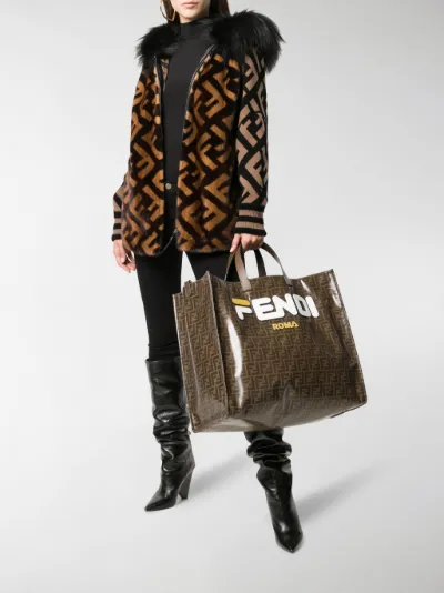 fendi logo tote