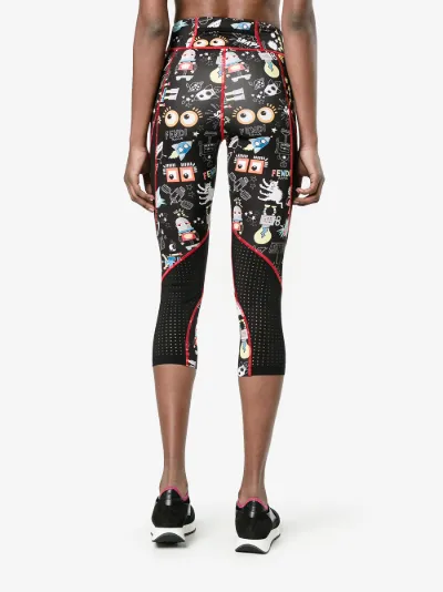 fendi print leggings