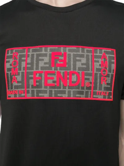 Fendi t shirt on sale roma