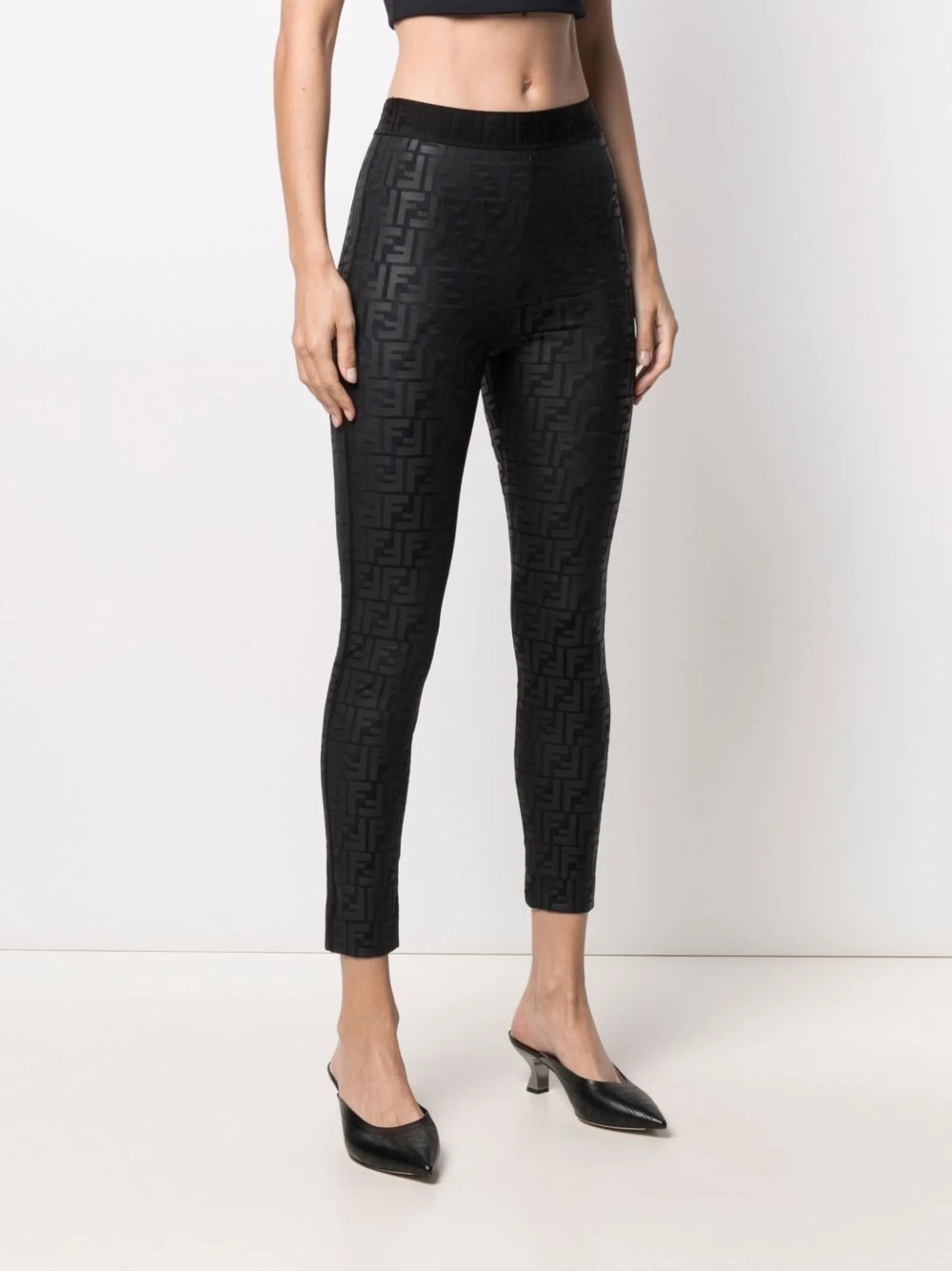 Fendi print leggings online