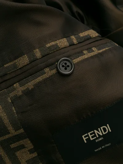 FENDI FF all over logo print blazer | Eraldo.com US FENDI FF all over logo print blazer | Eraldo.com US