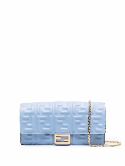 Blue discount fendi wallet