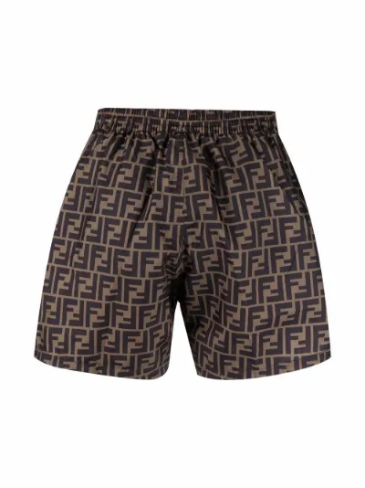 FENDI FF logo drawstring swim shorts Eraldo US