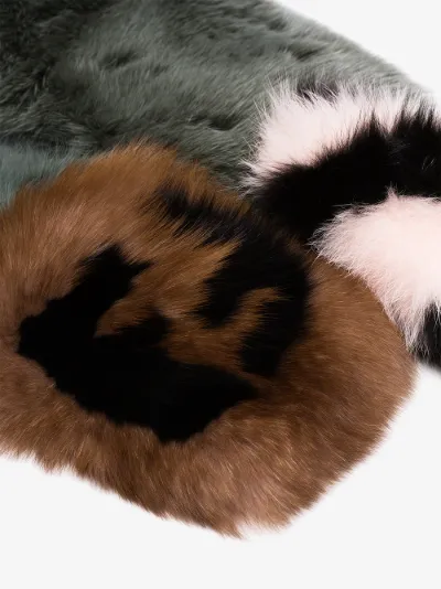 fendi fox fur scarf