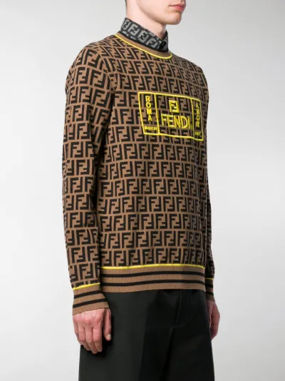 フェンディ　FFロゴニット ミッキー様専用】 FENDI フェンディ FF チェーンロゴ ニット