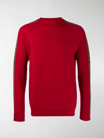 fendi red jumper