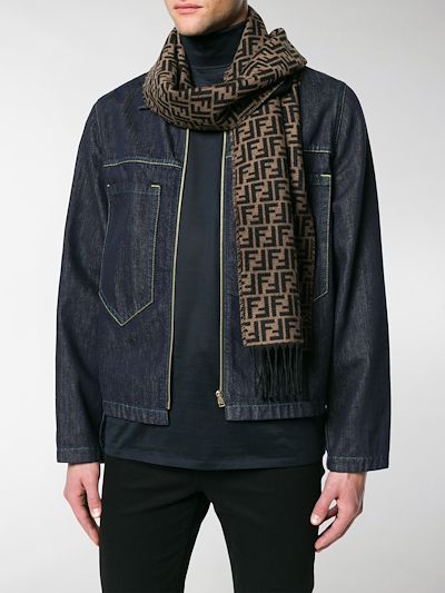 fendi knit scarf