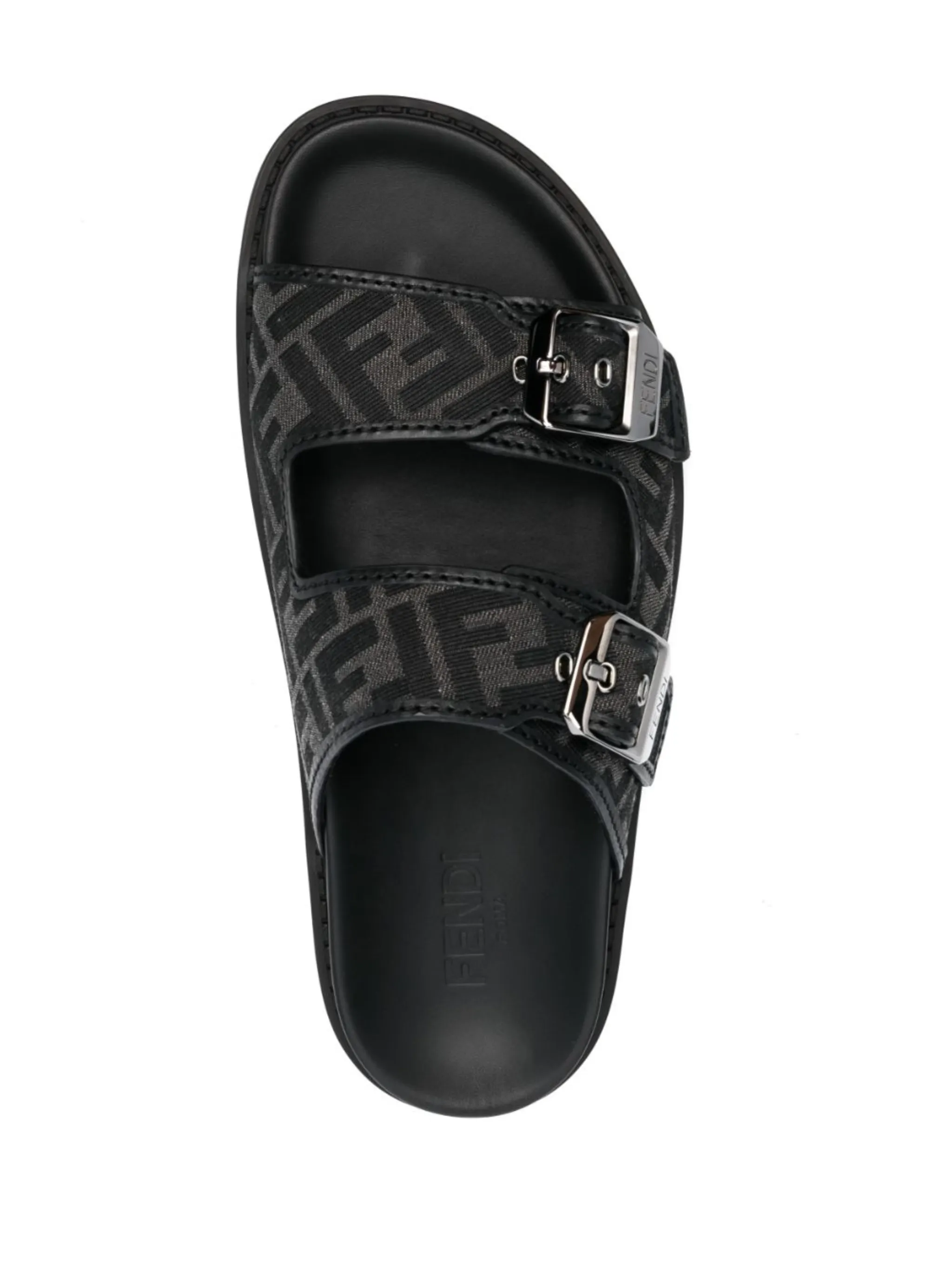 FENDI FF logo motif buckle sandals Eraldo SE