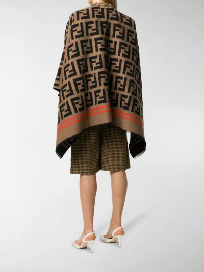 fendi monogram poncho