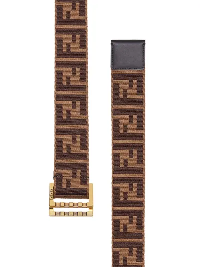 fendi print belt
