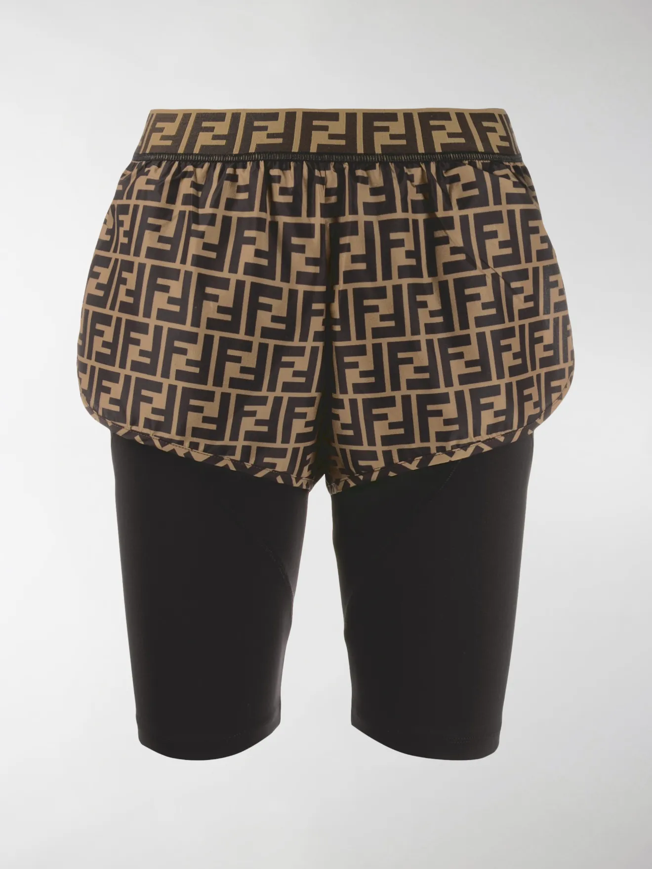 Fendi FF logo sport biker shorts 