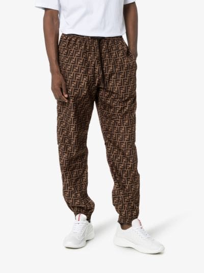 fendi logo track pants