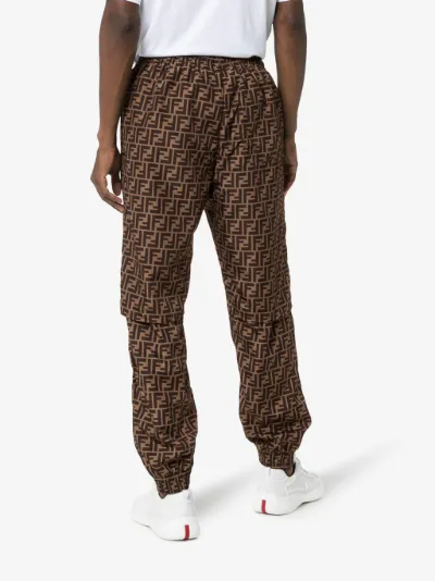 fendi logo track pants