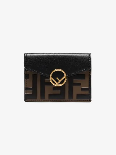 fendi micro trifold wallet