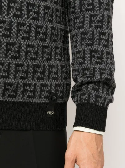 Fendi intarsia sweater hotsell