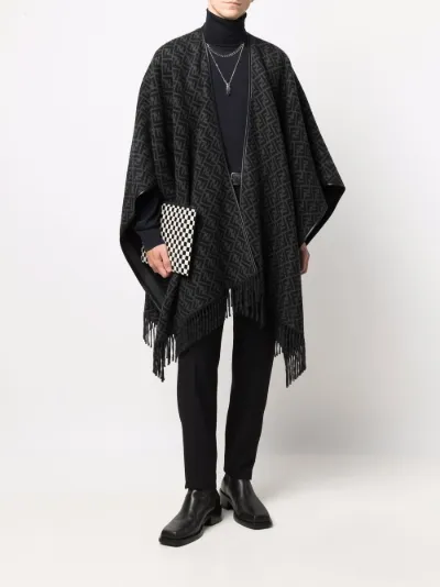 fendi monogram poncho