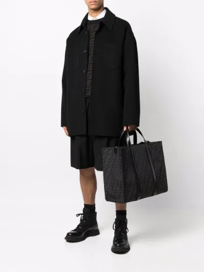 fendi monogram tote bag