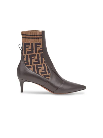 Fendi ff motif ankle boots on sale