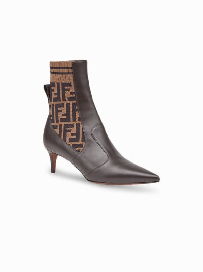 fendi ff motif ankle boots